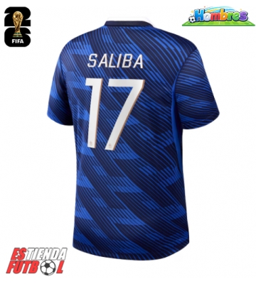 Francia William Saliba #17 Primera Equipación Mundial 2026 Manga Corta